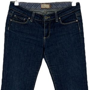 PAIGE Laurel Canyon Women's SZ 30 Dark Blue Denim Flare Leg Jeans